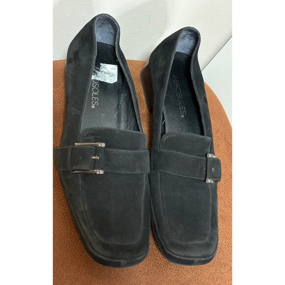 AEROSOLES BLIND FOLD BLACK LOAFERS SLIP ON COMFORT SHOES WOMENS SIZE 8B - Picture 4 of 9